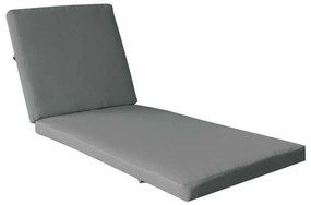 Μαξιλάρι ξαπλώστρας Verano 208(76+132)x69/8 Ύφ.Water Repellent Velcro Γκρι