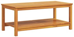 vidaXL Τραπεζάκι σαλονιού Καφέ 70 x 40 x 45 εκ. Μασίφ ξύλο ακακίας