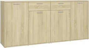 vidaXL Μπουφές Sonoma Δρυς 160 x 36 x 75 εκ. από Επεξ. Ξύλο