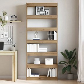 vidaXL Βιβλιοθήκη 6 επιπέδων 80 x 30 x 198 εκ Επεξεργασμένο ξύλο