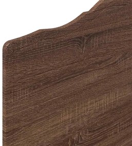 vidaXL Κεφαλάρι με κεφαλάρι Καφέ δρυς 90 cm Επεξεργασμένο ξύλο