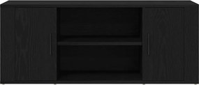 vidaXL Ντουλάπι TV 100 x 35 x 40 εκ Μαύρη δρυς Επεξεργασμένο ξύλο