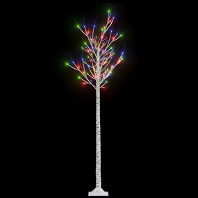 vidaXL Χριστουγ. Δέντρο Εξωτ./Εσωτ. Χώρου 180 LED Πολύχρωμο 1,8μ. Ιτιά