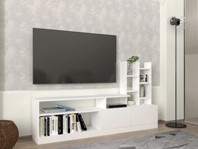 Σύνθεση Τηλεόρασης Λευκό CRETRO 164.4x25x91.3
