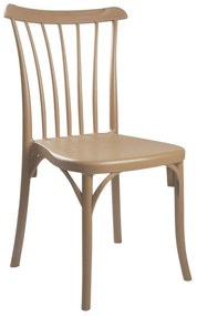 900-065 Καρέκλα Gozo Cappuccino 49 x 54 x 90 Cappuccino Πολυπροπυλένιο (PP), 1 Τεμάχιο