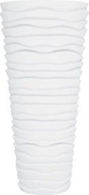 vidaXL Γλάστρα με Αφαιρουμ. Εσωτερικό Λευκή 18/45 Λίτρ. Πολυπρ/λένιο