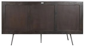 Σκευοθήκη DKD Home Decor Λευκό Σκούρο καφέ Ξύλο από Μάνγκο 150 x 43 x 80 cm