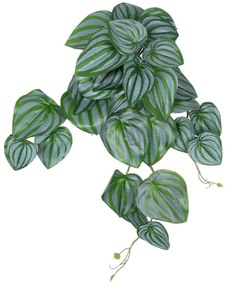 Τεχνητό Κρεμαστό Φυτό Peperomia 20603 45cm Green GloboStar Ύφασμα