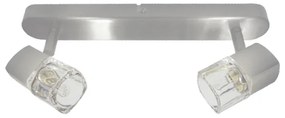 Φωτιστικό Σποτ Aca 0901062NM NAPLES Ασημί (Silver Coloured)