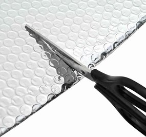 vidaXL Ανακλαστήρας θερμότητας καλοριφέρ Ασημί 30 x 0,6 μ