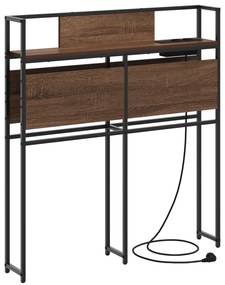 vidaXL Κεφαλάρι Αποθήκης Καφέ δρυς 80 cm Επεξεργασμένο ξύλο