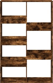 vidaXL Βιβλιοθήκη Καπνιστή Δρυς 100x33x155,5 εκ. Επεξεργασμένο Ξύλο