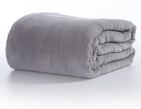 Κουβέρτα Fleece Cosy Light Grey Nef-Nef Μονό 160x220cm Polyester