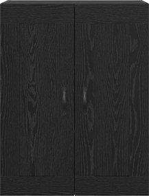 vidaXL Επιτοίχιο ντουλάπι Μαύρη Οξυά 69,5 x 34 x 90 εκ.
