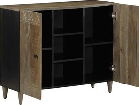 vidaXL Sideboard 90x33x75 cm μασίφ ξύλο Mango