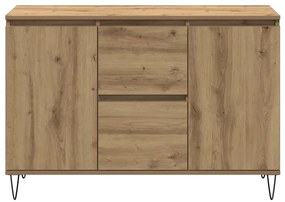 vidaXL Μπουφές Δρυς τεχνίτης 104 x 35 x 70 εκ. από Επεξεργασμένο Ξύλο