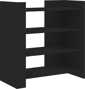 vidaXL Ντουλάπι Μαύρο 73,5x35x75 εκ. από Επεξεργασμένο Ξύλο