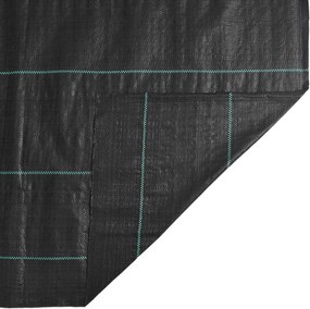 vidaXL Μεμβράνη Εδαφοκάλυψης Μαύρη 2x200 μ. από Πολυπροπυλένιο