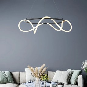 Φωτιστικό Οροφής LED Aca Kyma ZM36LEDP80BK Black