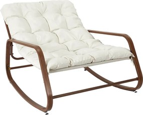 ΚΑΡΈΚΛΕΣ &amp; ΠΟΛΥΘΡΌΝΕΣ ΚΉΠΟΥ FAUTEUIL A BASCULE MIAMI IMITATION BOIS M1 HDO7309