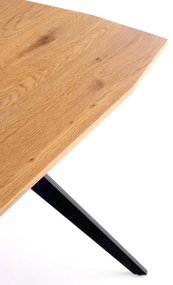 GUSTAVO table golden oak/black DIOMMI V-CH-GUSTAVO-ST