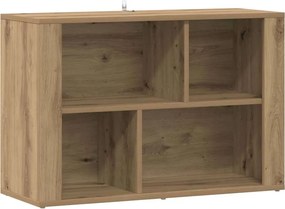 vidaXL Πλαϊνό γραφείο Artisan Oak 80 x 30 x 53 εκ. Επεξεργασμένο Ξύλο