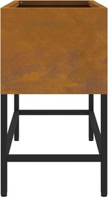 vidaXL Υψωμένη Γλάστρα Κήπου Σκ rusty 60 x 26 x 45 εκ
