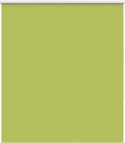 vidaXL Roller Blind Blackout φύλλα πράσινα 140x150 cm Πλάτος υφάσματος