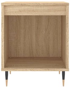 vidaXL Κομοδίνα 2 τεμ. Sonoma Δρυς 40 x 35 x 50 εκ. από Επεξεργ. Ξύλο