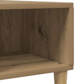 vidaXL Τραπεζάκι Σαλονιού Τεχνίτης Δρυς 60x60x30εκ. Επεξεργασμένο Ξύλο