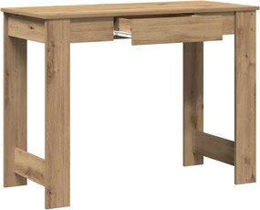 vidaXL Γραφείο Αρτισιανή Δρυς 100x45x75 εκ. από Επεξεργασμένο Ξύλο