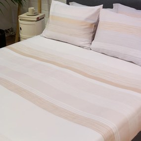 Σεντόνια Υπέρδιπλα (Σετ) Naf-Naf Diamond 254 Opal Beige
