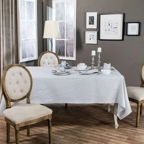 Τραπεζομάντηλο Montresor Με Πετσέτες Σετ 7τμχ Grey Teoran 140X180 Cotton-Polyester
