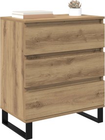 vidaXL Πλαϊνό γραφείο Artisan Oak 60 x 35 x 70 cm Επεξεργασμένο ξύλο