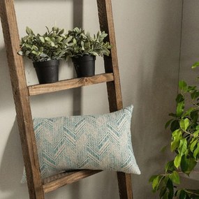 Μαξιλάρι Διακοσμητικό (Με Γέμιση) Siena 05 Blue Teoran 30X50 Cotton-Polyester