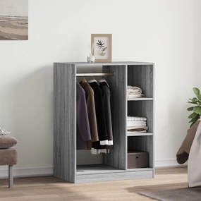 vidaXL Ντουλάπα Γκρι Sonoma 77x48x102 εκ. από Επεξεργασμένο Ξύλο
