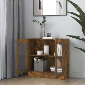 vidaXL Βιτρίνα Καπνιστή Δρυς 82,5x30,5x80 εκ. από Επεξεργασμένο Ξύλο