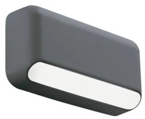 Απλίκα Φωτιστικό Τοίχου LED 3W IP65 3000K Seren Viokef 4309301 Ανθρακί