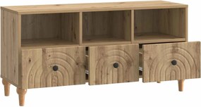 vidaXL Ντουλάπι TV 102 x 34,5 x 50 εκ. Τεχνίτικη Δρυς