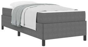 vidaXL Σκελετός Κρεβατιού Ανοιχτό γκρι 80 x 200 cm Βελούδο