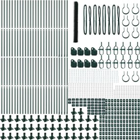 vidaXL Στύλος Περιφράξεων Πράσινο 100 x 1,4 μ (36 χλστ. δίχτυ)