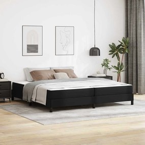 vidaXL Κρεβάτι Άλλο Μαύρο 200 x 200 cm Τεχνητό δέρμα