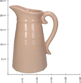 Βάζο ArteLibre Ροδακινί Κεραμικό 18x13.6x23.2cm