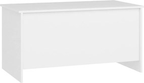vidaXL Τραπεζάκι Σαλονιού Λευκό 102x55,5x52,5 εκ. Επεξεργασμένο Ξύλο