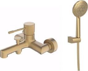 Orabella Terra Brushed Gold 10193 - Μπαταρία λουτρού