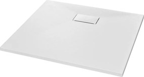 vidaXL Βάση Ντουζιέρας Λευκή 90 x 80 εκ. από SMC