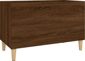 vidaXL Δισκοθήκη Καφέ Δρυς 74,5 x 38 x 48 εκ. από Επεξεργασμένο Ξύλο
