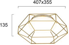 Πλαφονιέρα Viokef Monte-Χρυσό