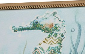 Καμβάς Home ESPRIT πολυστερίνη Καμβάς 30 x 3,5 x 30 cm