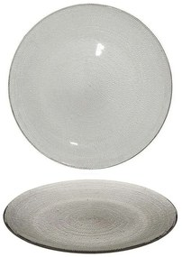 Πιάτο Ρηχό 07.154935B Φ21cm Grey Glass